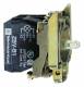 Schneider Electric ZB4BW0B12 Schneider Hilfsschalterblock+ Lampenf. 1Ö ws LED 24VUC Schraub.