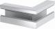 OBO Bettermann 6279510 OBO GA-AA90170RW Ausseneck asymm. 90x170mm Alu FS reinweiss 