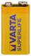Varta 42338 6F22/Block (2022) - Zinkchlorid Batterie, 9 V