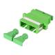 LWL-Kupplung,SC-Buchse/SC-Buchse, 50/125u Multimode, duplex, PVC, OM5, hell Grün,