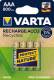 VARTA Recharge Akku Recycled AAA Micro 4er 800mAh