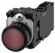 Siemens 3SU11020AB201FA0 Drucktaster beleuchtet 22mm rund rot Knopf S+Ö AC/DC 24V