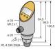 Turck PS040V-310-2UPN8X-H1141 pressure sensor with 2 transistor switching output 6833523