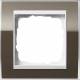 Gira 0211763 brown cover clear, 1-fold event for rws glossy inserts
