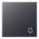 JUNG A590BFKANM rocker m.Symbol bell, Serie A anthracite matt