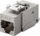 Goobay 90863 CAT 6 KeyStone RJ45 Jack, STP geschirmt, 250 MHz - Anschluß: LSA, Zink-Druckgussgehäuse