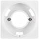 Berker 11986089 Zentralstück f light signal Q.1 polar white, velvety