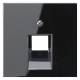 Jung A569-1PLUASW cover data box, IAE / UAE 1x8-pin Series A black