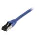 Patchkabel RJ45, CAT8.1 2000Mhz, 0,25m, blau, S-STP(S/FTP), TPE(Ultra SuperFlex), AWG26, Synergy 21