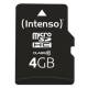 Intenso International 3413450 Intenso 4GB microSDHC Class 10 + SD-Adapter