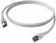 ZVK EasyLan CP1KWDWDW0030 FlexBoot Cat.6 patch cable Kl.EA shielded white 3.0m