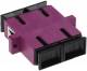 ZVK EasyLan SLVZAM11DPEV fiber optic coupling SCD standard OM4 heather violet
