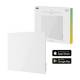 Avanca International BV HBHP-0309 Hombli smart infrared glass heating panel 400W white