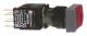 Schneider Electric XB6DW4B2B illuminated pushbutton, red