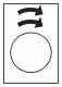 Schneider Electric ZB2BY4920 Schneider Textschild 30x40mm weiß DREHWERK RECHTS SCHNELL Metall D22