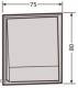 Erwin Renz 97-9-85272.7039 Renz Tastenmodul grau 75x80 mit 4Klingeltaster