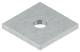 Niedax VP50.50 anchoring plate 50x50mm hot-dip galvanized