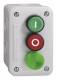 Schneider Electric XALE33V1M Schneider Gehäuse Bez.I grün Bez.O rot 1S+1Ö mit 2Taster+1LM grün 230V