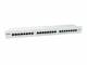 Equip patch panel 24x RJ45 Cat6 48,3 cm ( 19 inch ) FTP 1U ISO/IEC light gray