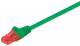Goobay 68435 CAT 6 Patchkabel, U/UTP, Grün - CCA Kupfergemisch