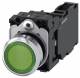 Siemens 3SU11520AB401FA0 Drucktaster beleuchtet 22mm rund grün Knopf S+Ö AC/DC 24V