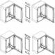 Schneider Electric NSYSUPLA4TG Schneider RAL7035 Blandensatz Regendach PLA(Z)T für T420