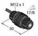 Turck S12-2NAEL-2M Opto Sensor, through-beam sensor 3087409