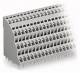 WAGO 738-124 Vierstock-Klemmenleiste für Leiterplatten 0,08-2,5 qmm grau