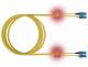 ZVK EasyLan LSD01100030 LWL LED Patchkab Duplex SCD/SCD E09/125 OS2 yellow 3.0m