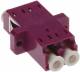 ZVK EasyLan SLVZAM22DPEV fiber optic coupling LCD standard OM4 heather violet