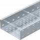 OBO Bettermann 6098145 WKSG 130 FT Wide span cable tray, 110x300x6000 St FT perforated floor 