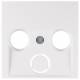 Berker 12031909 central piece of polar white, 1203 19 09 S.1/B.1/B.7 for SAT / Antenna