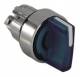 Schneider Electric ZB4BK1763 Schneider Leuchtwahlschalter LED bl 3St. 45° M+R=r L=t Knebel kurz