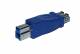 Patchkabel USB3.0, Zubehör Adapter, A(Bu)/B(St), blau