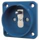 Mennekes 11661 16A2P + E 230V, Socket-mounted outlet blue