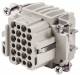 Weidmüller HDC HDD 24 FC HDC insert, Socket 250 V 10 AP: 24 BG: 3 1651160000