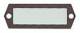 Grothe Rähmchen 500-2 R14 braun elox. Schriftfeld 13x43mm 98005