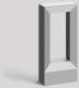 BEGA 88066AK3 bollard light silver 3000K