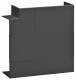 HAGER BR651705H9011 TEH Flachwinkel schnittkas halogenfrei BR 65x170mm Oberteil 80mm