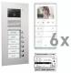 TCS PVU17060-0010 Video:pack UP 6WE AVU 6KT+6xVideo Freisp. IVW5111+VBVS05