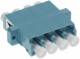 ZVK EasyLan SLVZAM22QPAQ LWL coupling LC-Quad Standard OM3 aqua