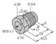 TURCK MAP-M18 Mounting Adapter M18x1, polypropylene 6950012
