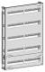Siemens 8GK40015KK22 SIEM ALPHA400DIN, Schnellmontagebausatz nst. Einbaugeräte, Reihenabs. 125mm mit
