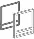 Schneider Electric 48603 Escutcheon INSET, 