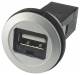 Harting 09454521901 USB-Schnittstelle har-port USB 2.0 A-A silber