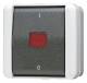 Jung 803KOW AP / WD Kontrollausschalter 3-pole, 803 W KO