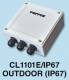 Patton-Inalp CL1101E/IP67/R/PAFA/3CG/E Patton CopperLink 1101E Outdoor PoE Remote Extender IP67, 3 Kabelverschraubungen