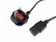 Equip IEC power cable UK-BS1363 -> C13 2m Male/Female black