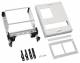 Hager UG21D1N building block, uniN, 300x250mm, for 2 measuring devices 96x96mm, with additional top-hat rail