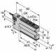 Turck SLM10B6 W/30' Opto Sensor, fork light barrier 3075013